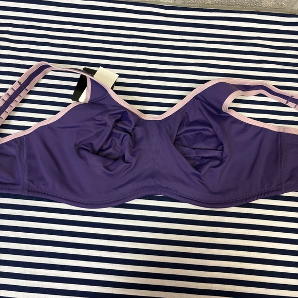Women's Wacoal Purple Underwire Sports Bra 38DD - Picture 8 of 12